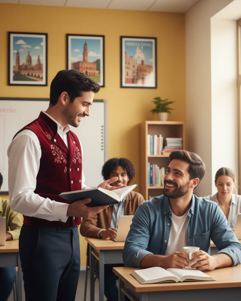 [西語] 初級教材A1第03課：我在一間語言教室當西文老師